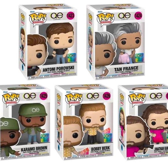 FUNKO POP SET - QUEER EYE NEVER OPENED - Picture 1 of 1